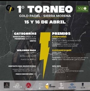 1 Torneo Gold Padel Sierra Morena